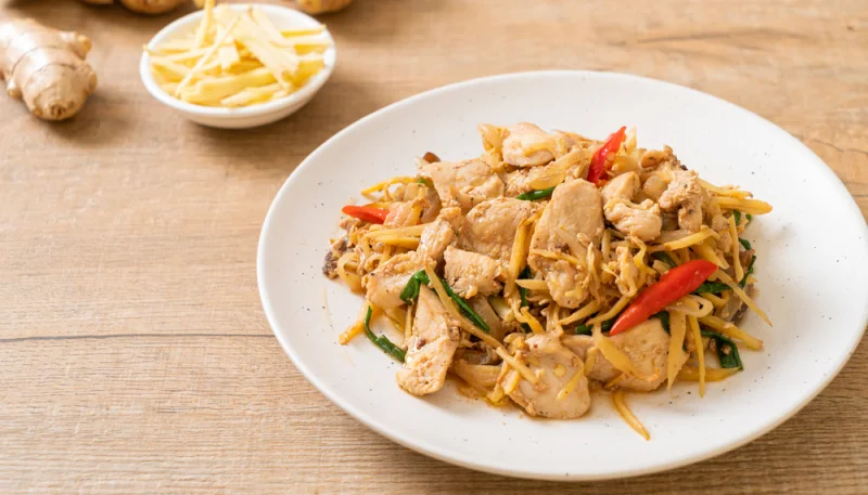Pollo allo zenzero