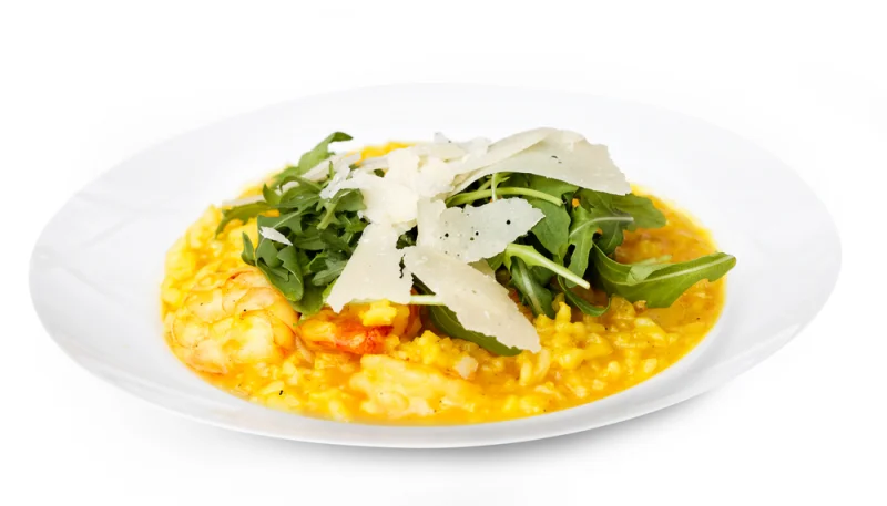 Risotto giallo alla rucola