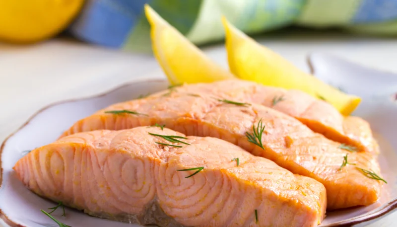 Salmone al microonde