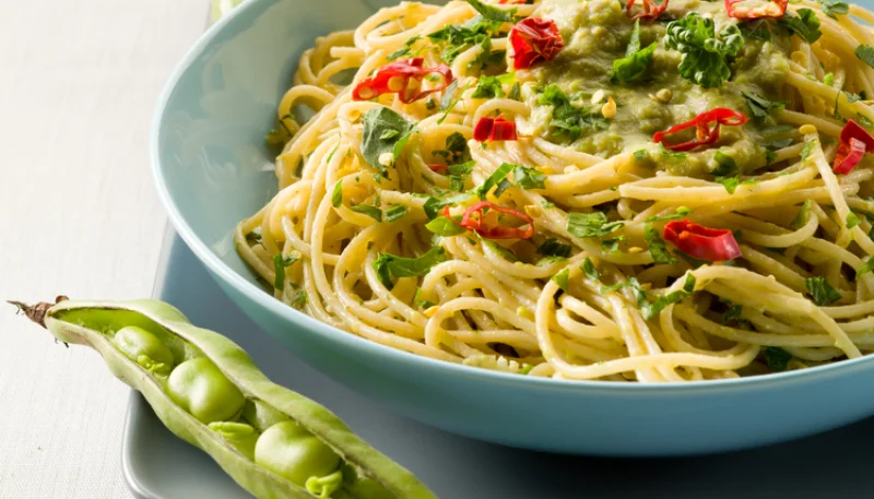 Spaghetti con le fave