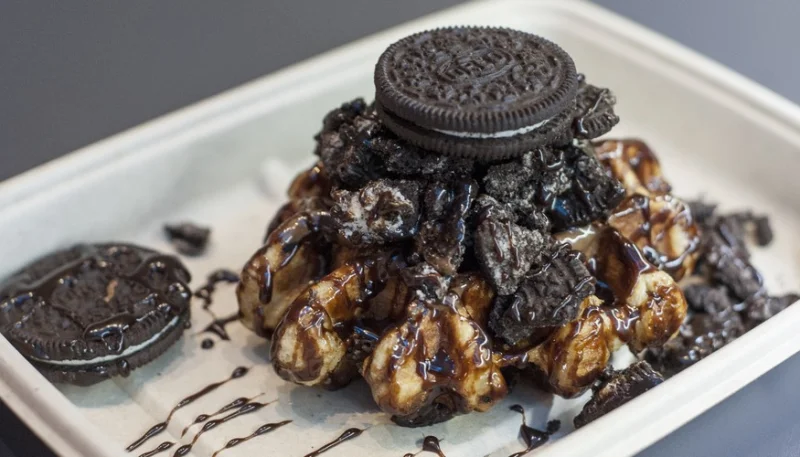 Waffle agli Oreo