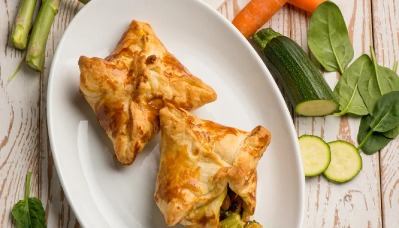 Fagottini ripieni di verdure