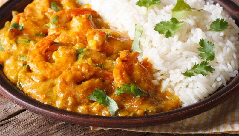 Gamberetti al curry