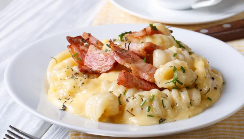 Gnocchi gorgonzola e pancetta