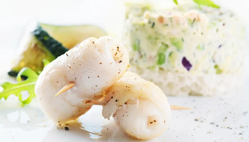 Involtini di sogliola con gambero