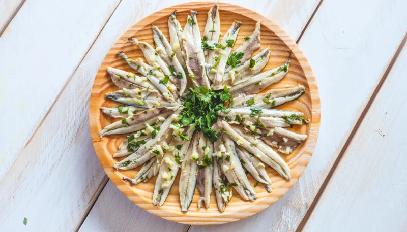 Acciughe al vapore