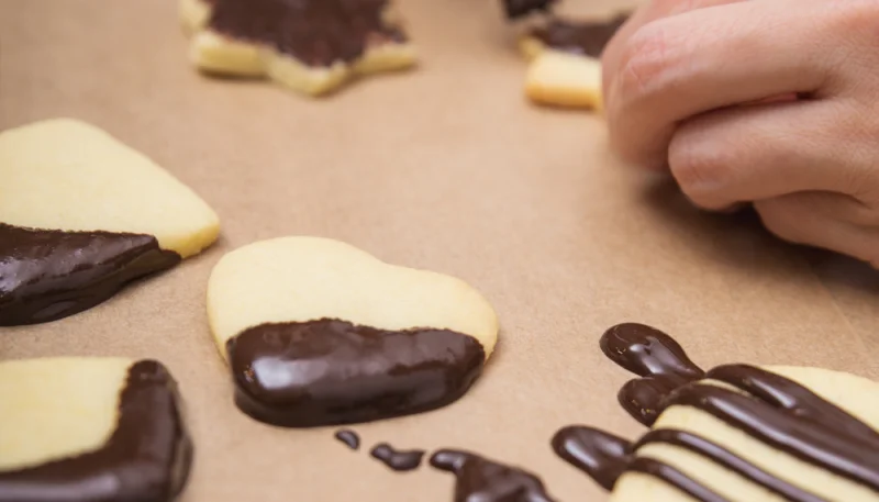 Biscotti banana e cioccolato