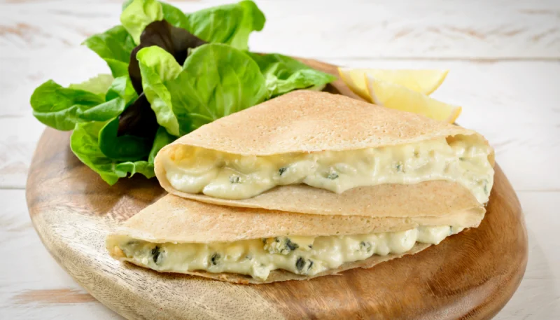 Crepes al gorgonzola