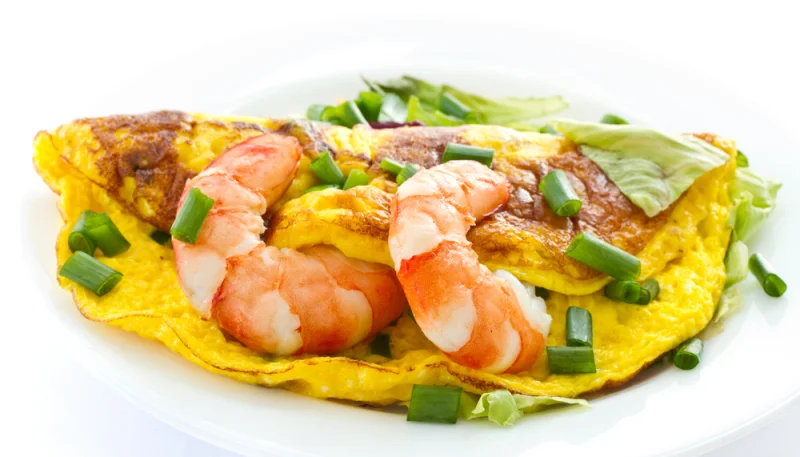 Crepes gamberetti e zucchine