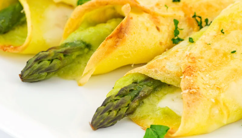 Crespelle agli asparagi