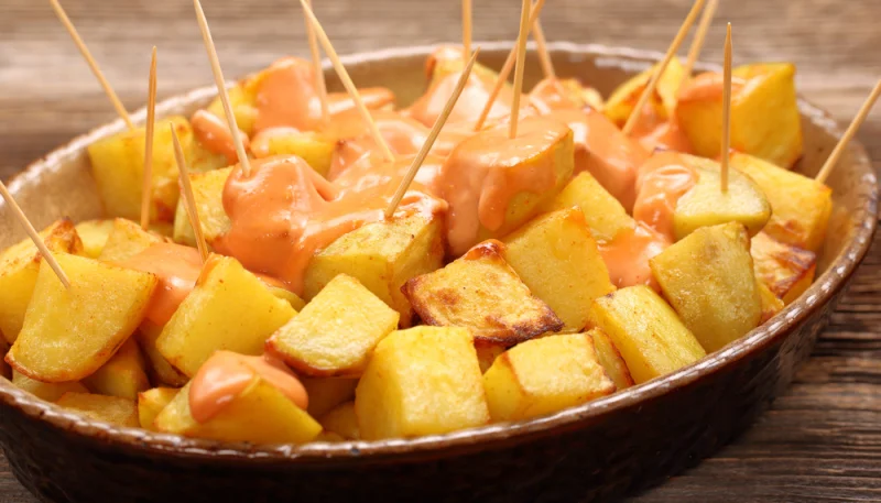 Patatas bravas fatte in casa