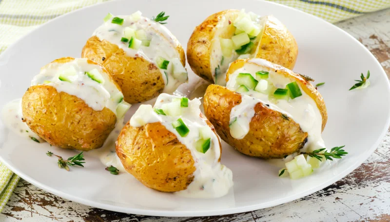 Patate ripiene di gorgonzola