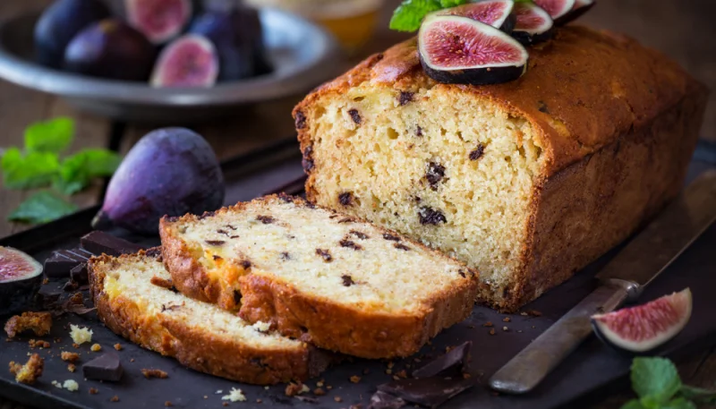 Plumcake fichi, mandorle e cocco