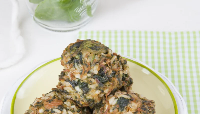 Polpette di riso e spinaci