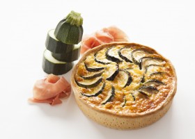Quiche di zucchine e prosciutto