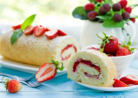 Rotolo alle fragole