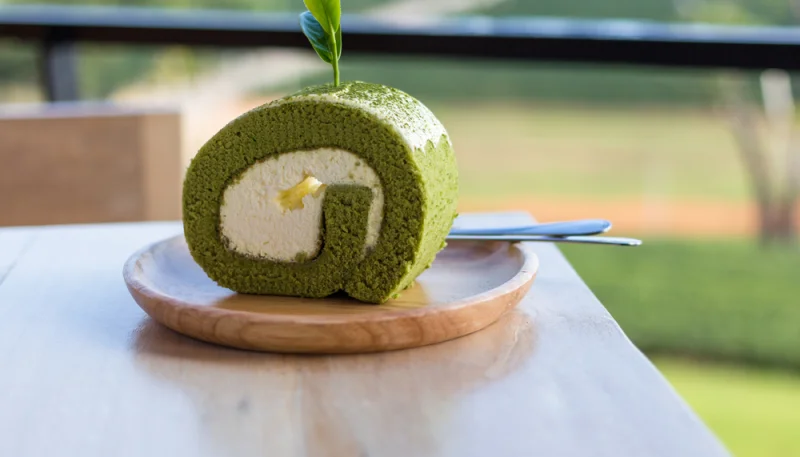 Rotolo al tè matcha
