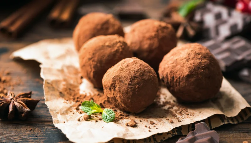 Tartufi al salame di cioccolato