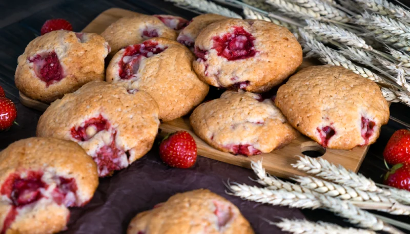 Biscotti alle fragole