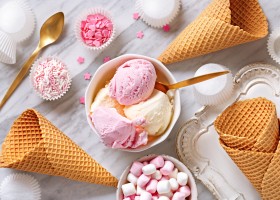 Cono gelato fatto in casa