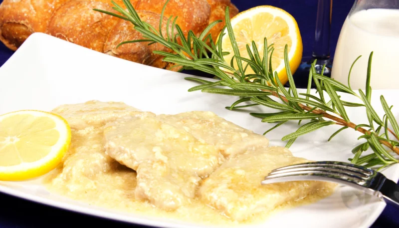 Fettine di maiale al latte e limone