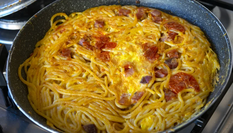 Frittata di spaghetti