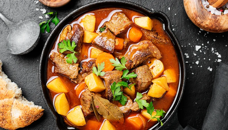 Zuppa d'agnello e verdure