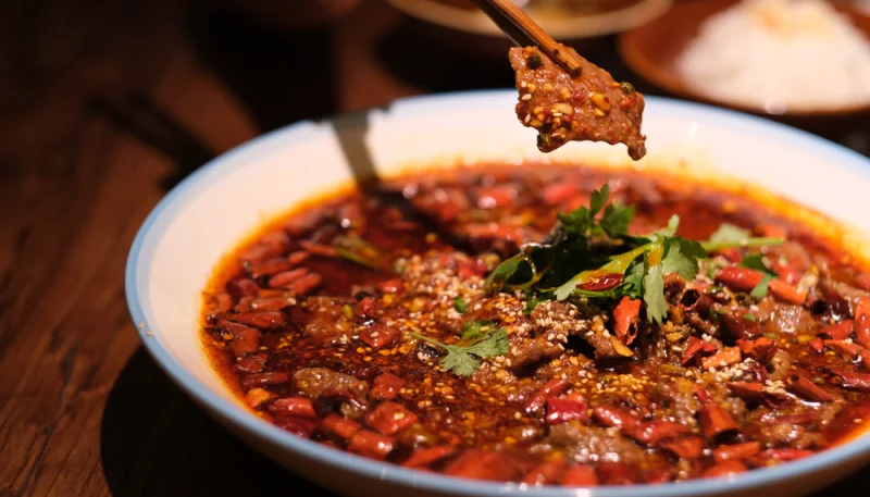 Zuppa piccante del Sichuan