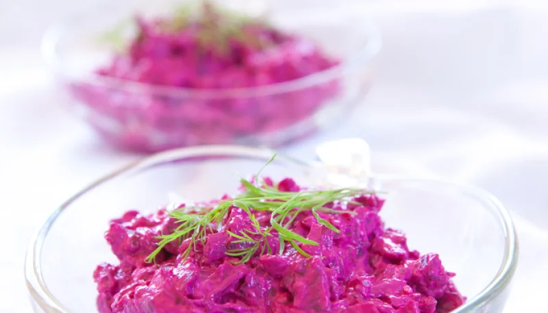 Barbabietola allo yogurt di soia