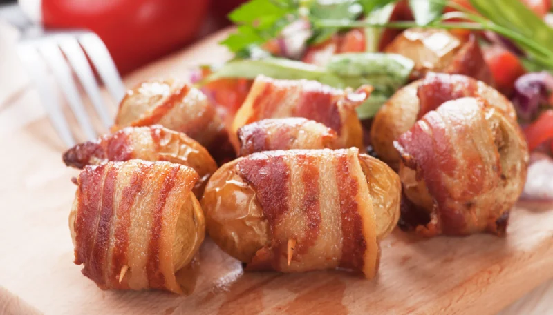 Crocchette di patate dolci allo speck