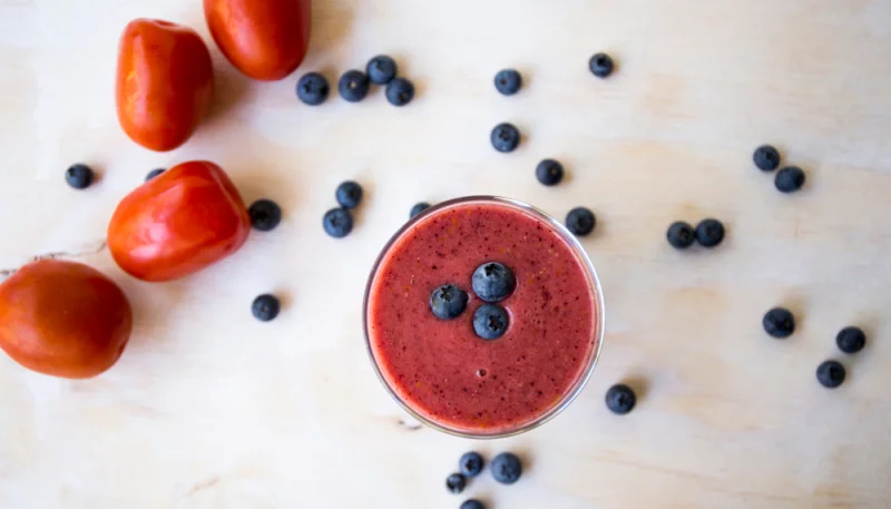 Frullato pomomirtillo