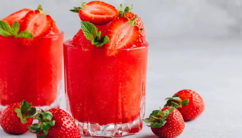 Granita alla fragola