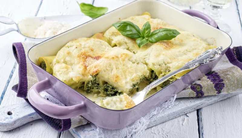 Lasagna con ricotta e spinaci