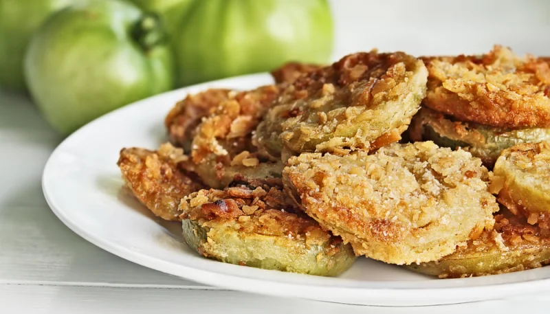 Pomodori verdi fritti