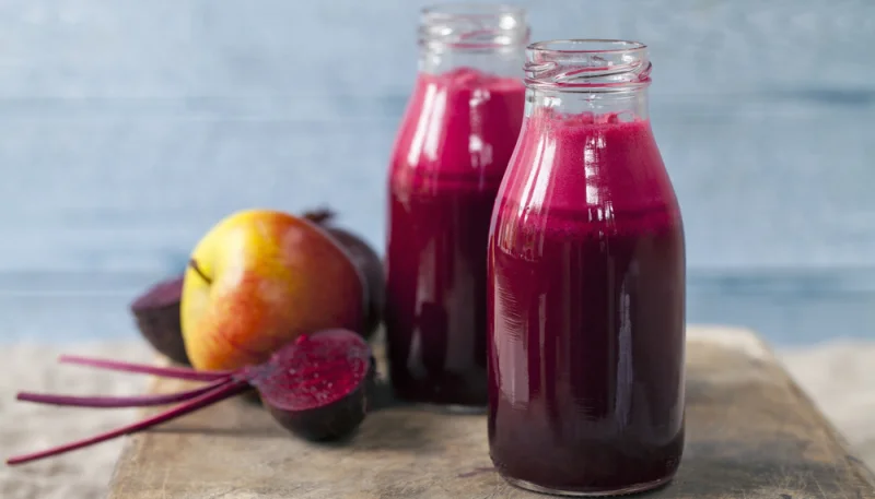 Succo di barbabietola mela e sedano