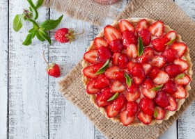 Crostata di fragole fresche