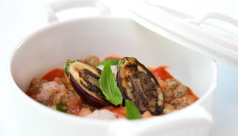 Gnocchi di melanzane al pomodoro