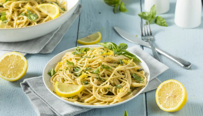Pasta al pesto di agrumi