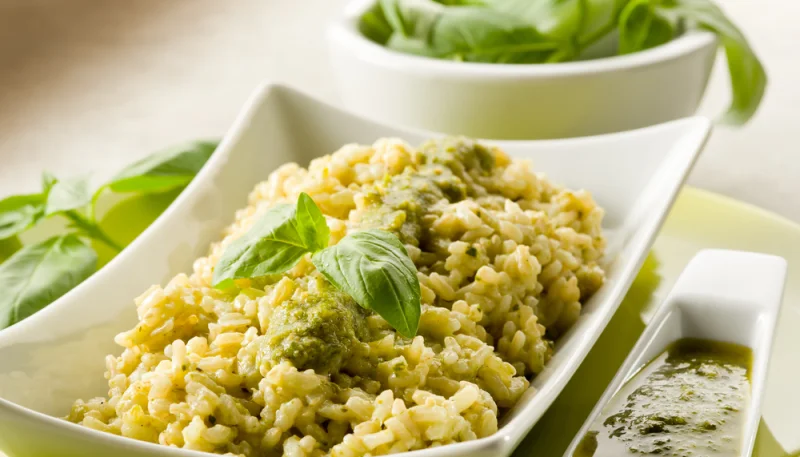 Risotto al basilico