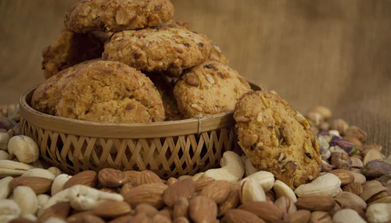 Biscotti alle mandorle al microonde