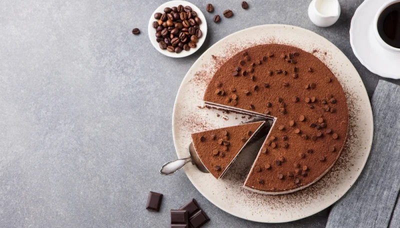 Torta fredda al caffè