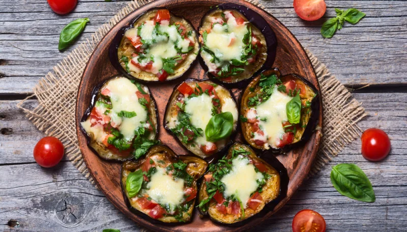 Pizzette di melanzane