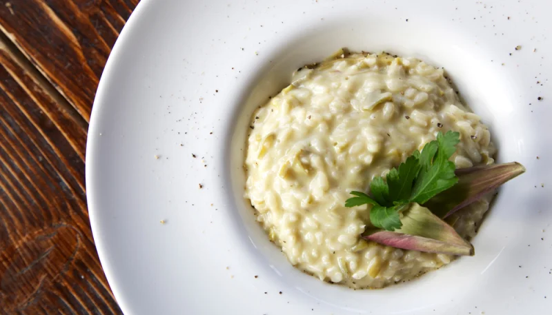 Risotto con i carciofi