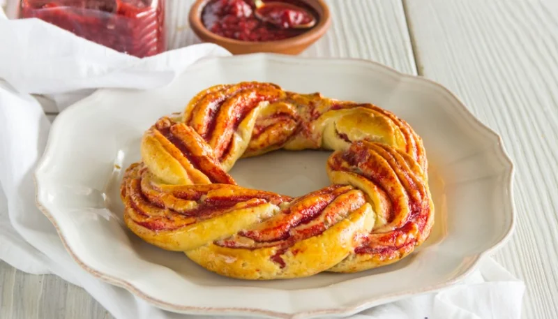 Treccia alla marmellata