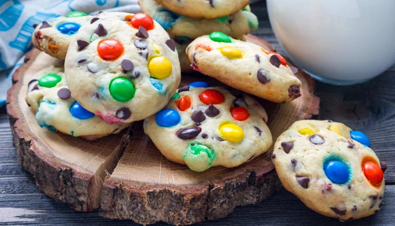 Biscotti con M&M's