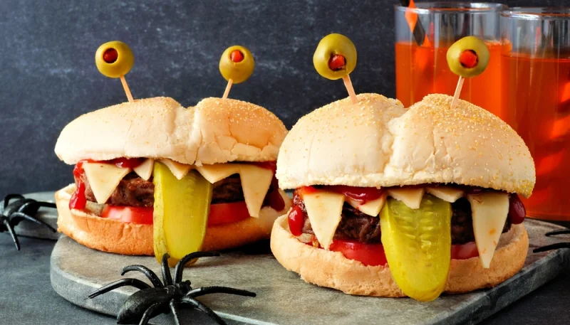 Hamburger di Halloween