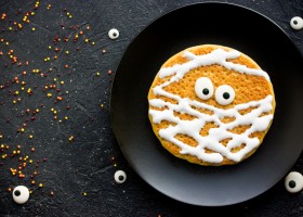 Pancake mummia per Halloween