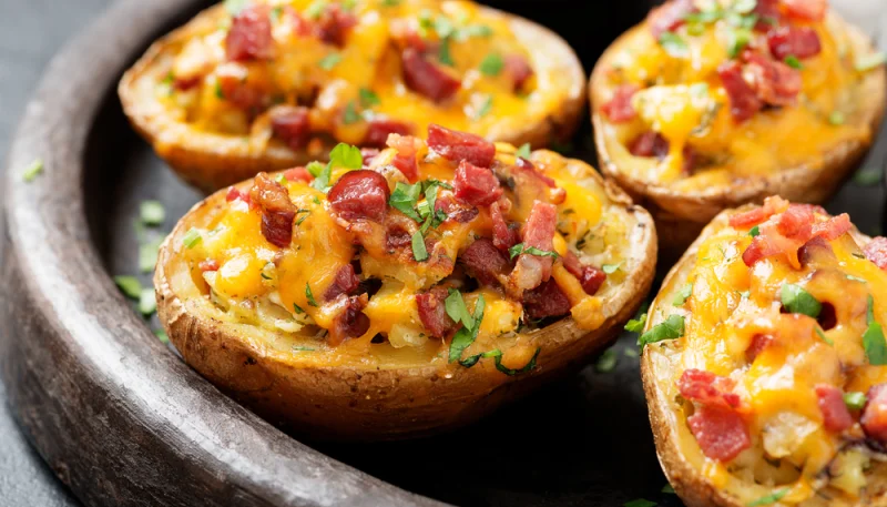 Patate ripiene al microonde