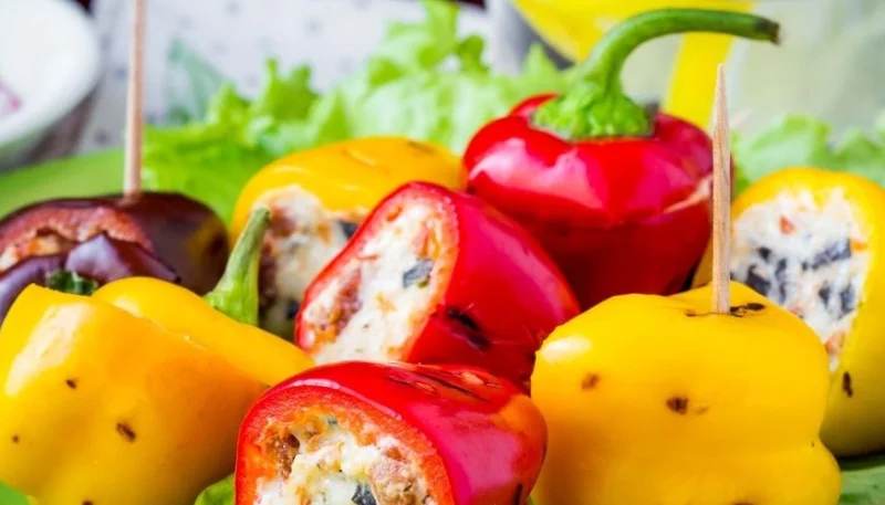 Peperoncini ripieni di tonno e Philadelphia