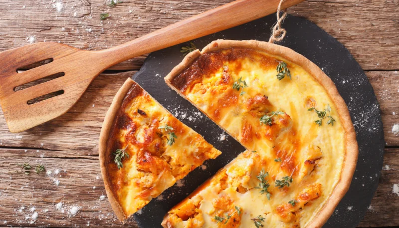 Torta salata di zucca per Halloween